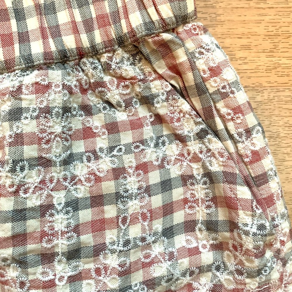 AE High Waisted Plaid Lace Shorts LIKE NEW